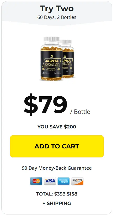 Alpha Surge one bottle